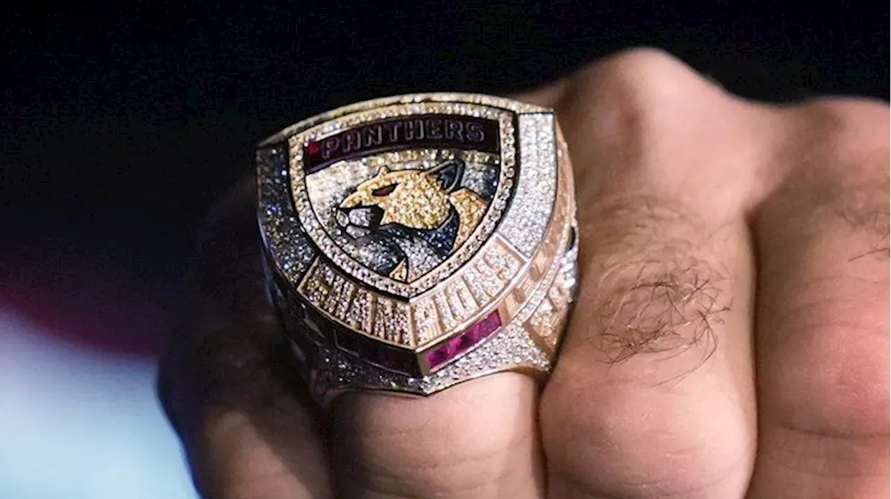 Panthers hand out Stanley Cup championship rings, stressing how title