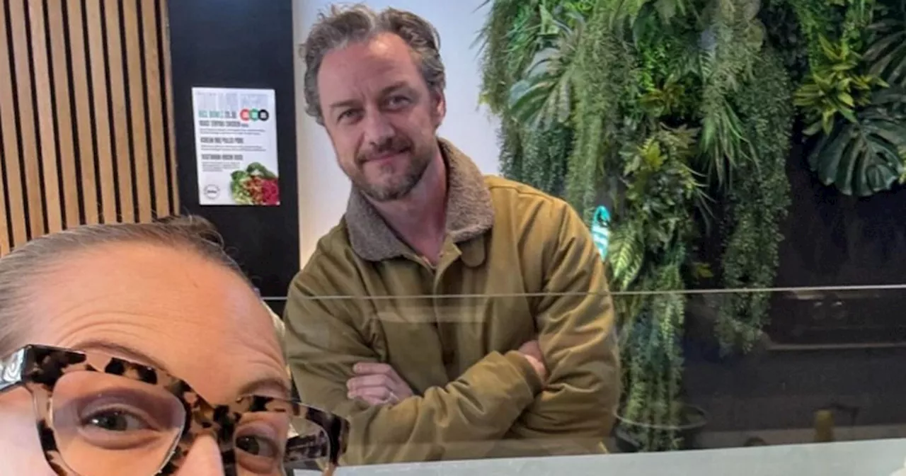 Scots Hollywood legend spotted in Glasgow juice bar as he pays 'cheeky' visit