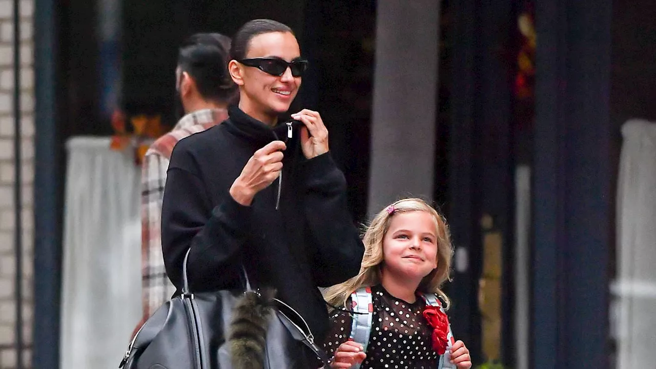 Irina Shayk looks stylish as she steps out with daughter Lea