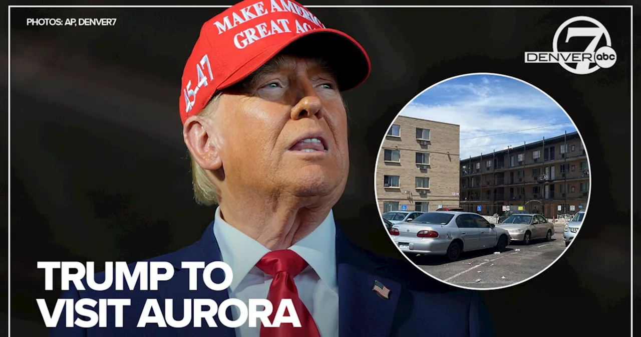 Former President Trump to visit Aurora on Friday, campaign confirms