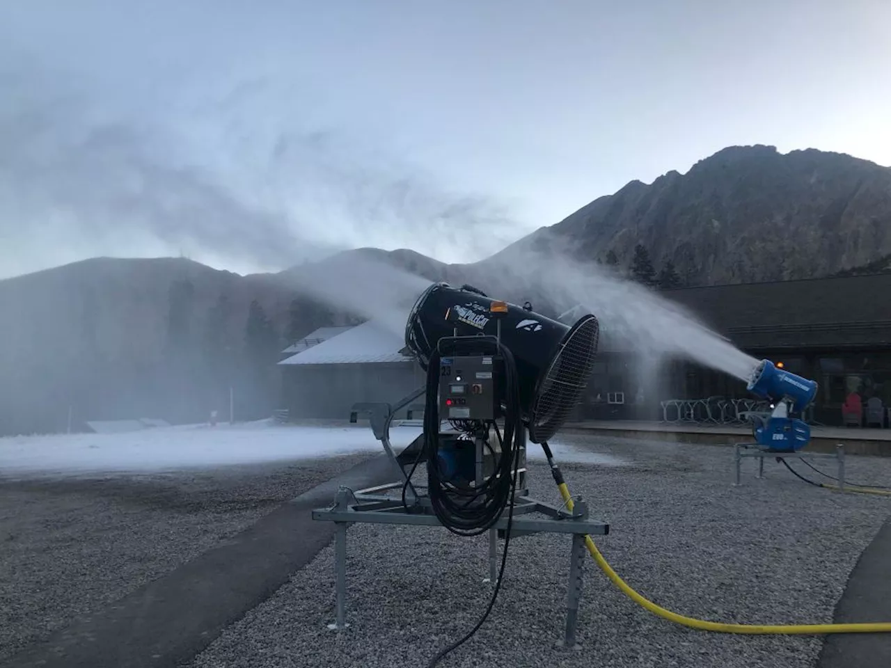 Snowmaking begins at Arapahoe Basin, Copper Mountain