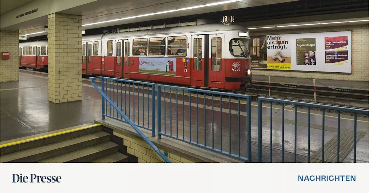 Wiener Linien verstärken Sicherheit bei unterirdischen Straßenbahn-Stationen