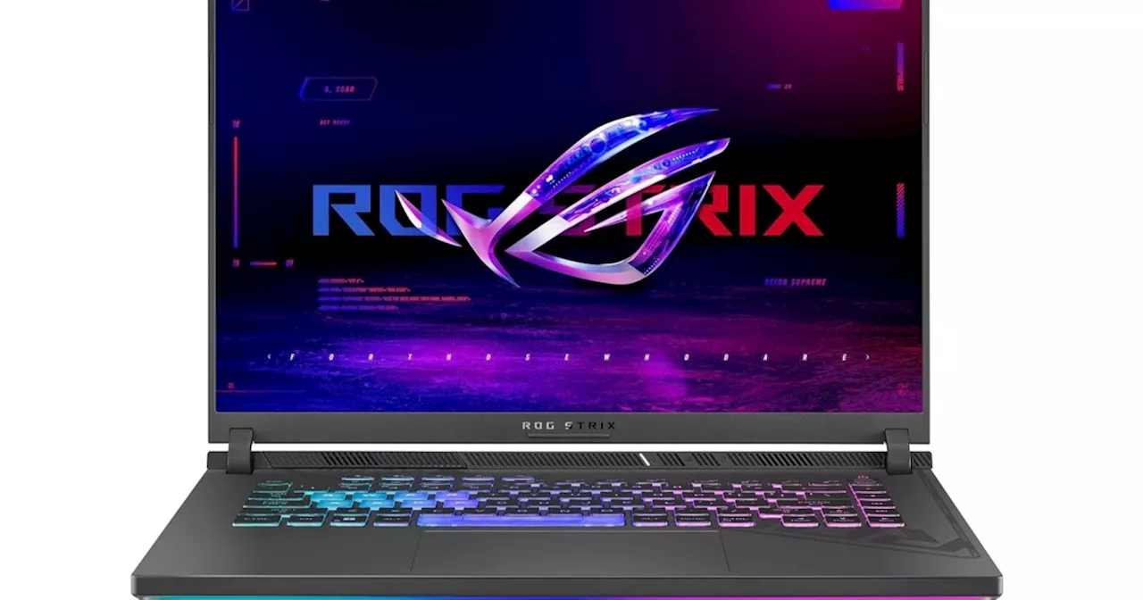 The ASUS ROG Strix G16 with GeForce RTX 4060 is $1,100 today — usually $1,400