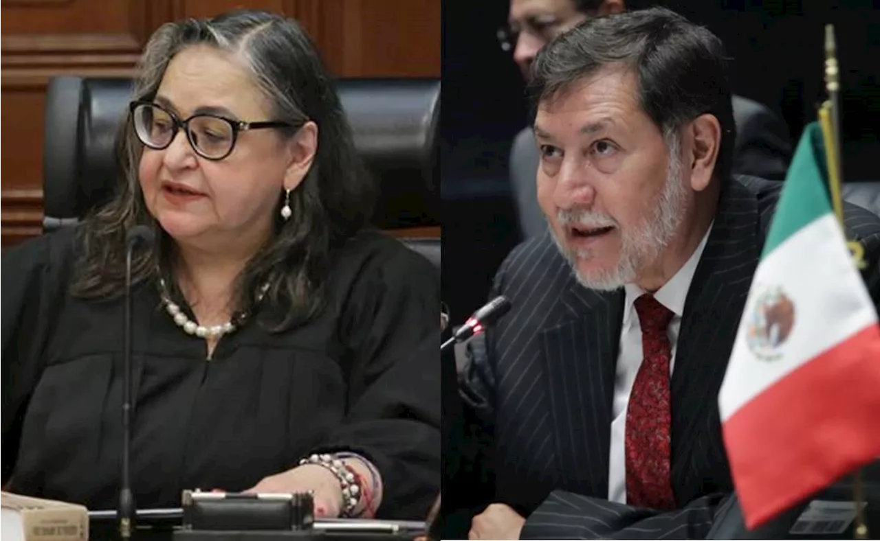 Tras desencuentro por reforma judicial, Noroña y ministra Piña se reúnen en privado; omiten declaraciones