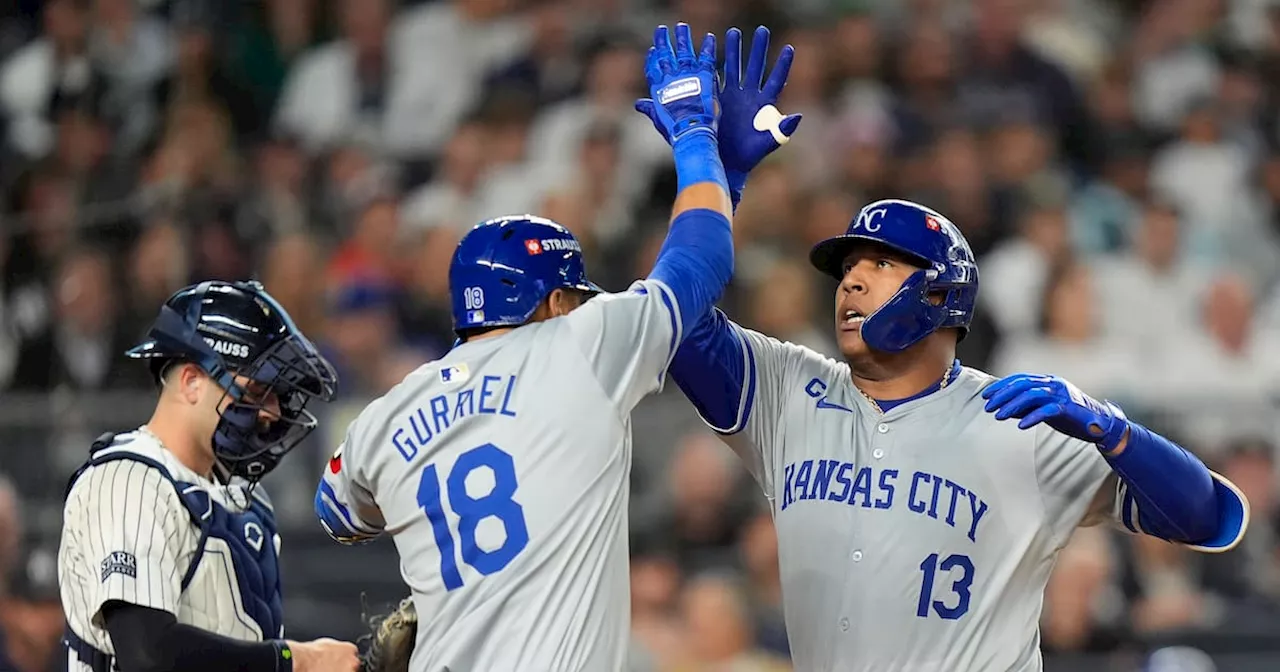 Royals brillan en Yankee Stadium y se llevan el segundo juego