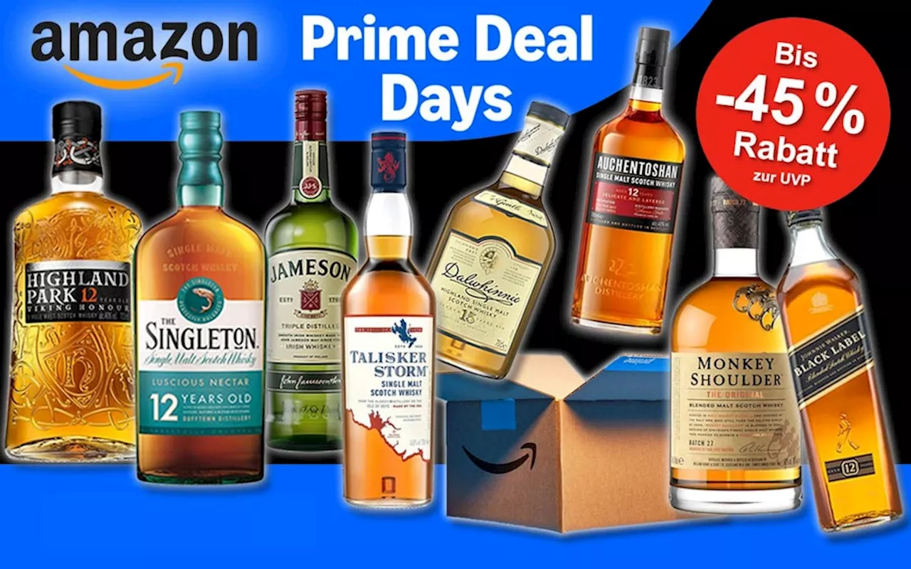 Prime Deal Days: Sensationelle Rabatte auf Premium-Whisky