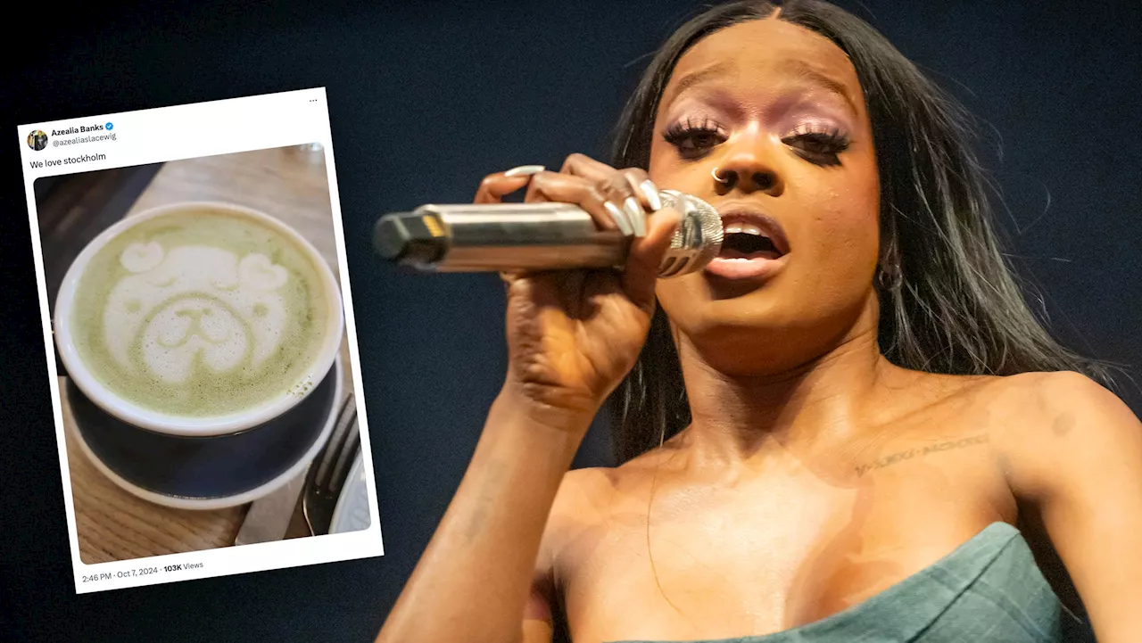 Azealia Banks vändning – hyllar Stockholm efter hatet