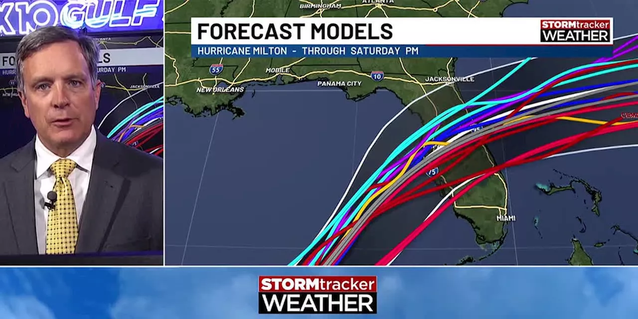 Historically strong hurricane Hurricane Milton continues in rapid intensification