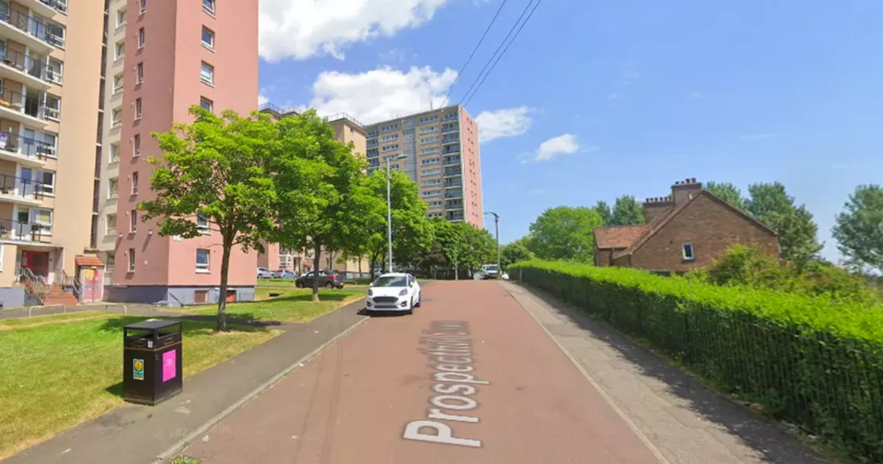 Fire breaks out in Glasgow flat block as emergency services rush to scene