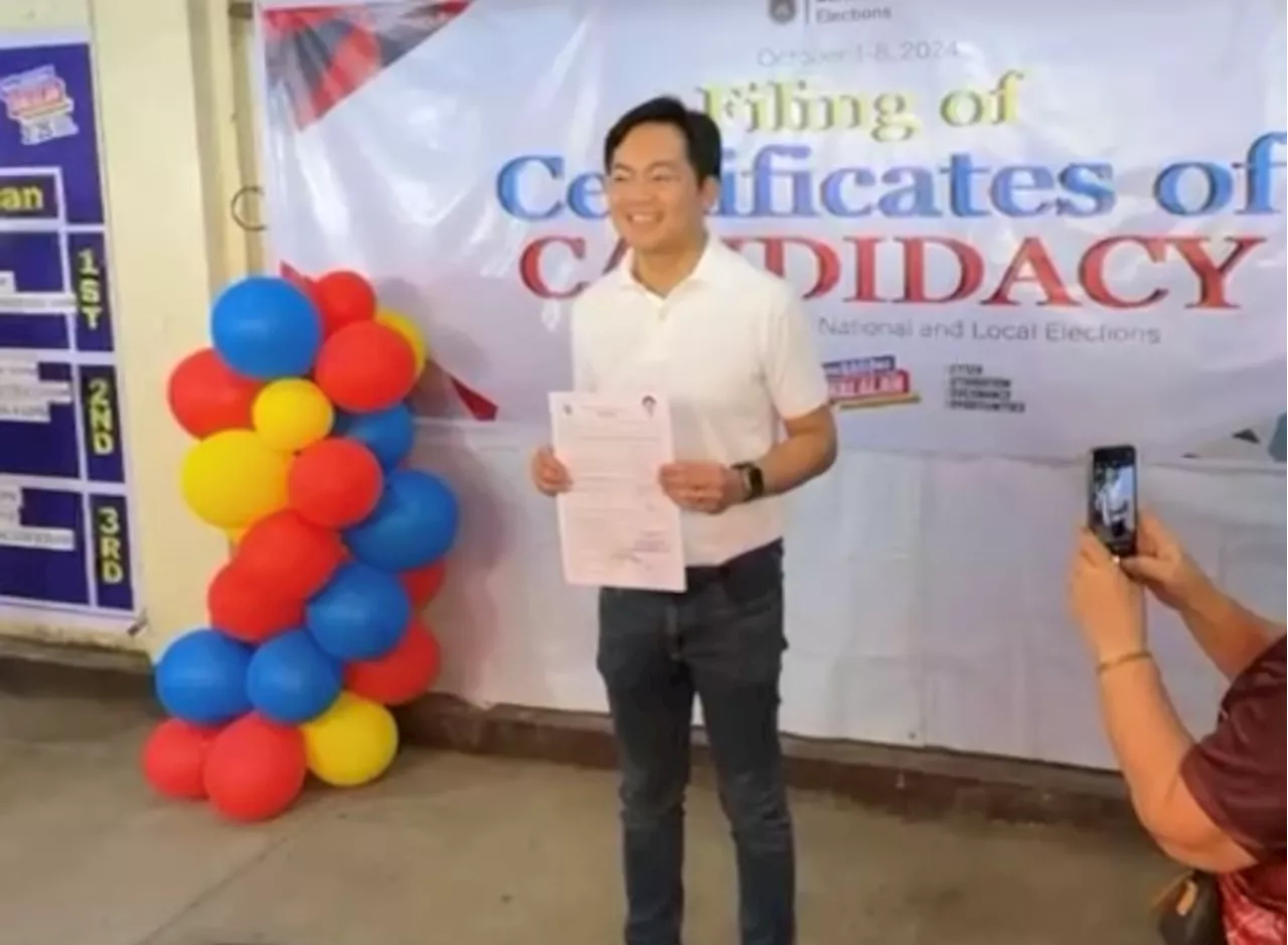 Karlo Nograles files COC for Davao City mayor