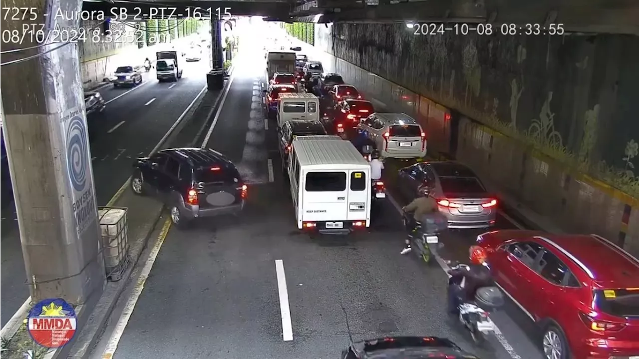 MMDA to file complaint vs. SUV driver who made U-turn over center island