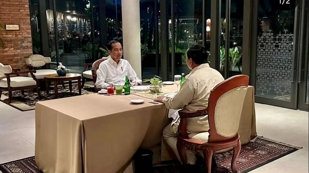 Jokowi-Prabowo Makan Malam Bersama, Apa yang Dibahas?