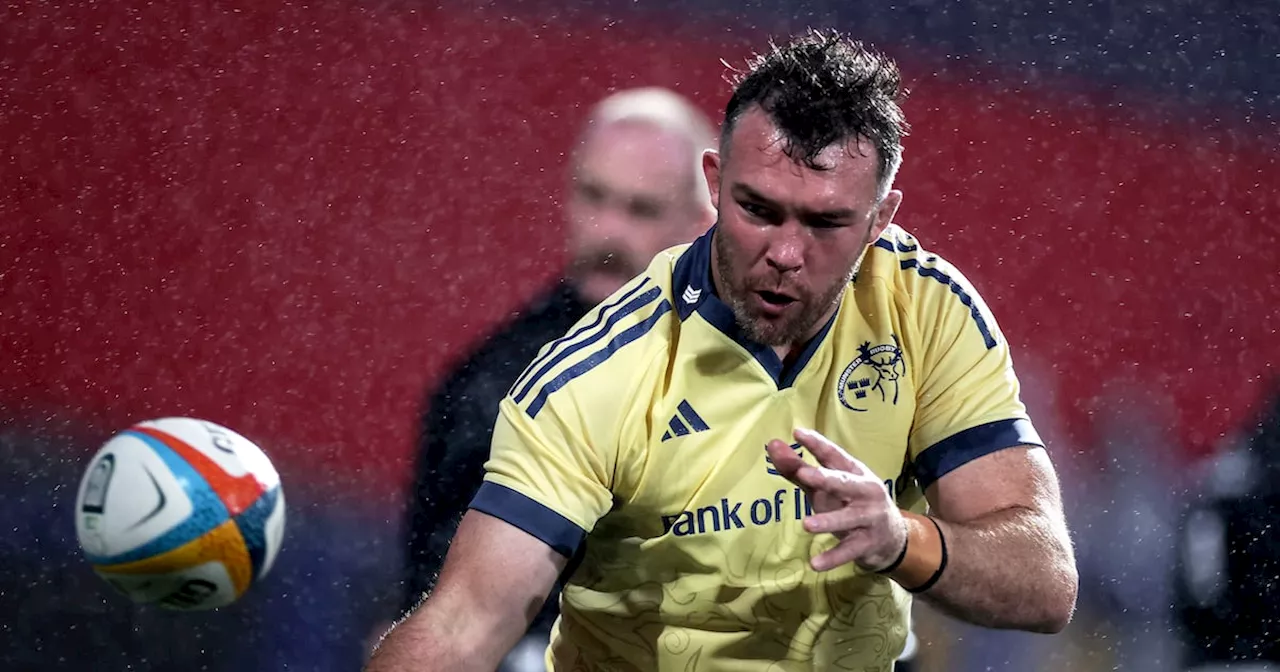 Peter O’Mahony ruled out of Munster’s URC derby clash with Leinster at Croke Park