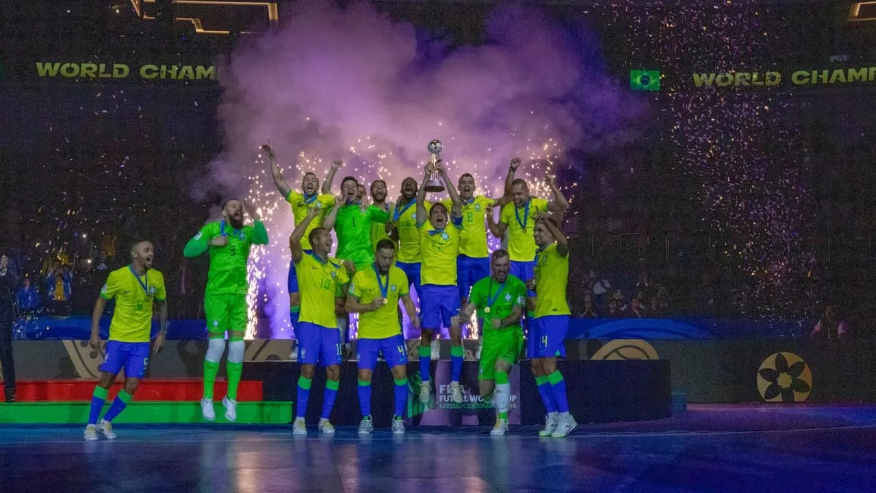 Cazé TV divulga números de audiência da transmissão da Copa do Mundo de Futsal