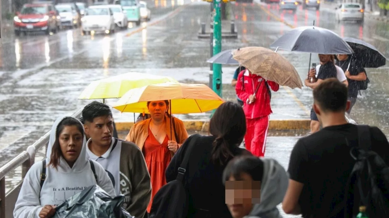 Lluvias y más lluvias: así será el clima esta semana en CDMX y Edomex