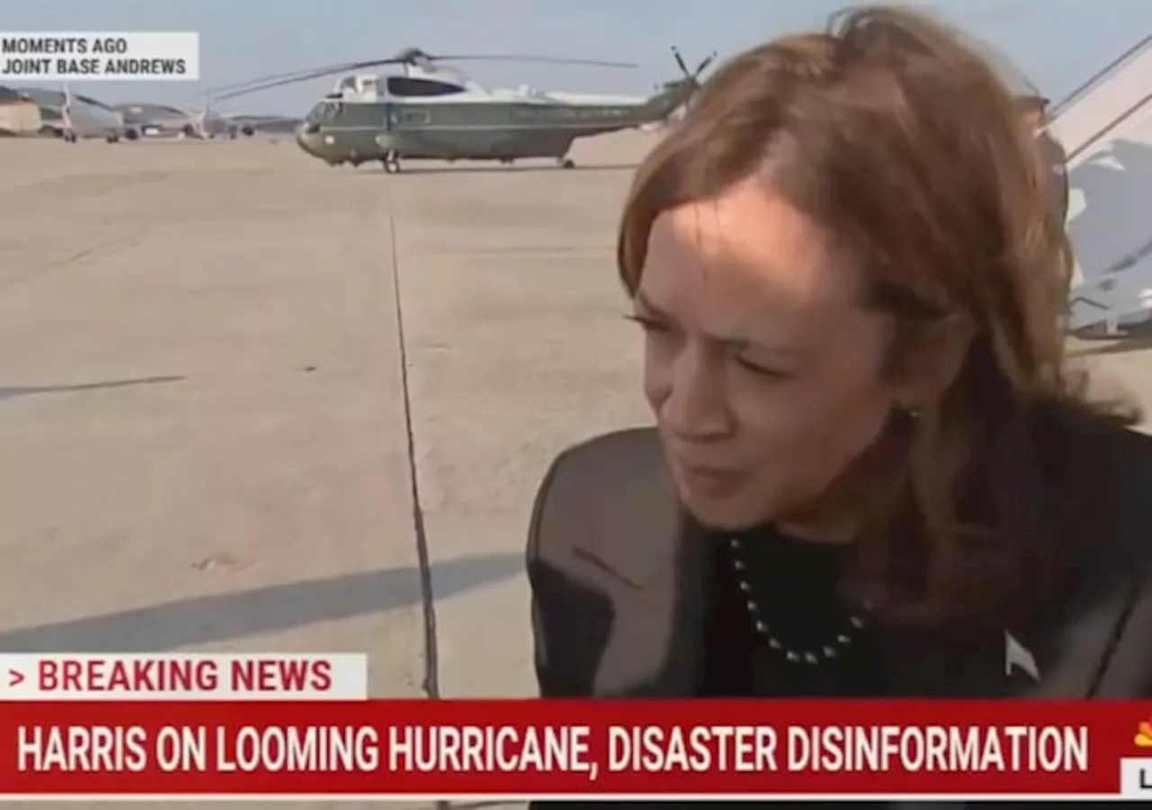 Harris Attacks DeSantis Because He Won’t Take Her Phone Calls Over Hurricane Milton