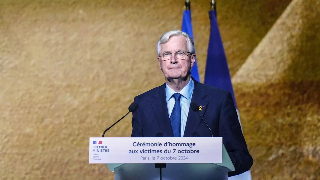 Cérémonie d’hommage du 7-Octobre : Emmanuel Macron hué lors du discours de Michel Barnier