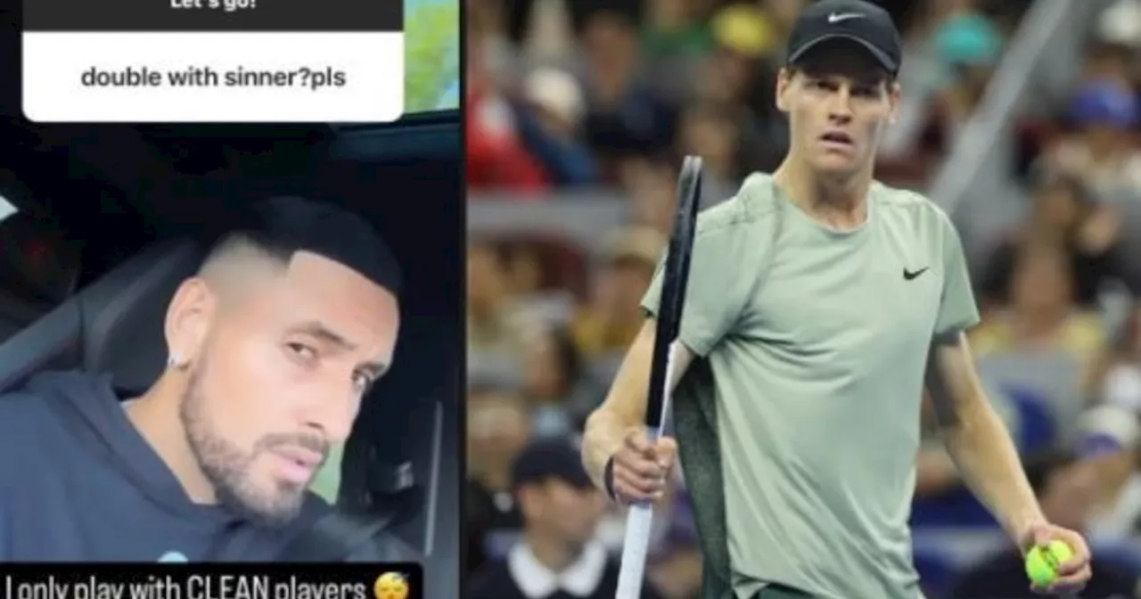 Jannik Sinner, Kyrgios insulta ancora: &#034;Fare un doppio con lui?&#034;, risposta choc