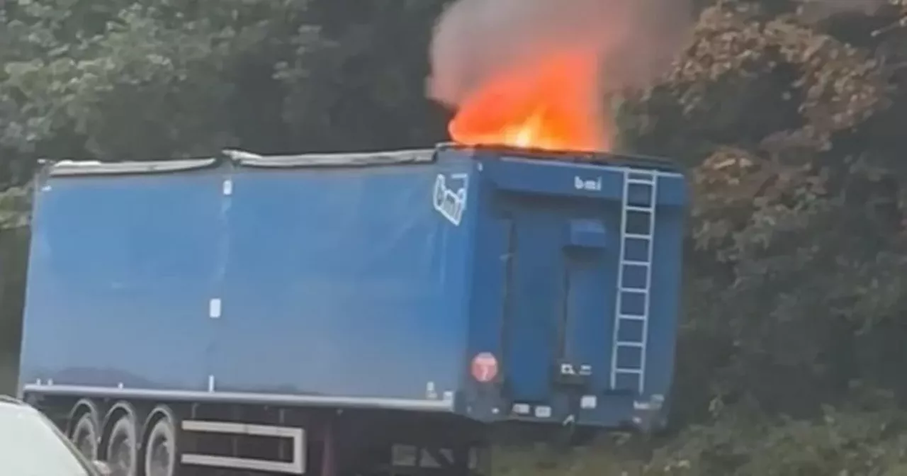 LIVE M61 and M60 traffic updates as lorry fire causes closures and 'severe delays'