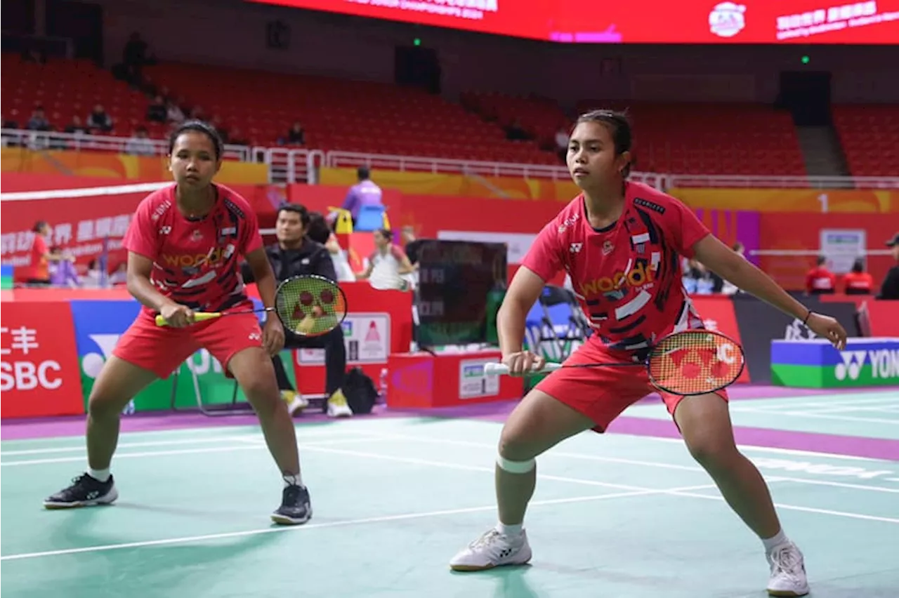 Ganda Putri Indonesia Petik Hasil Positif di Kejuaraan Dunia Junior 2024