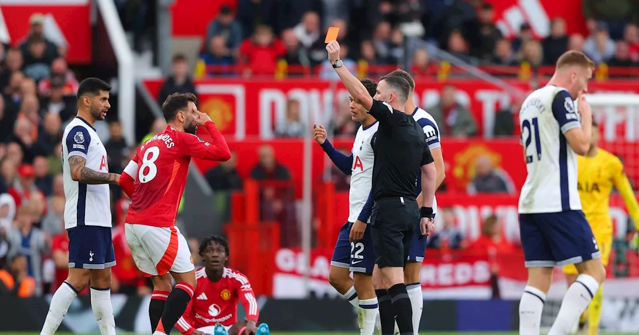 Why VAR did not overturn Fernandes red card despite United's successful appeal