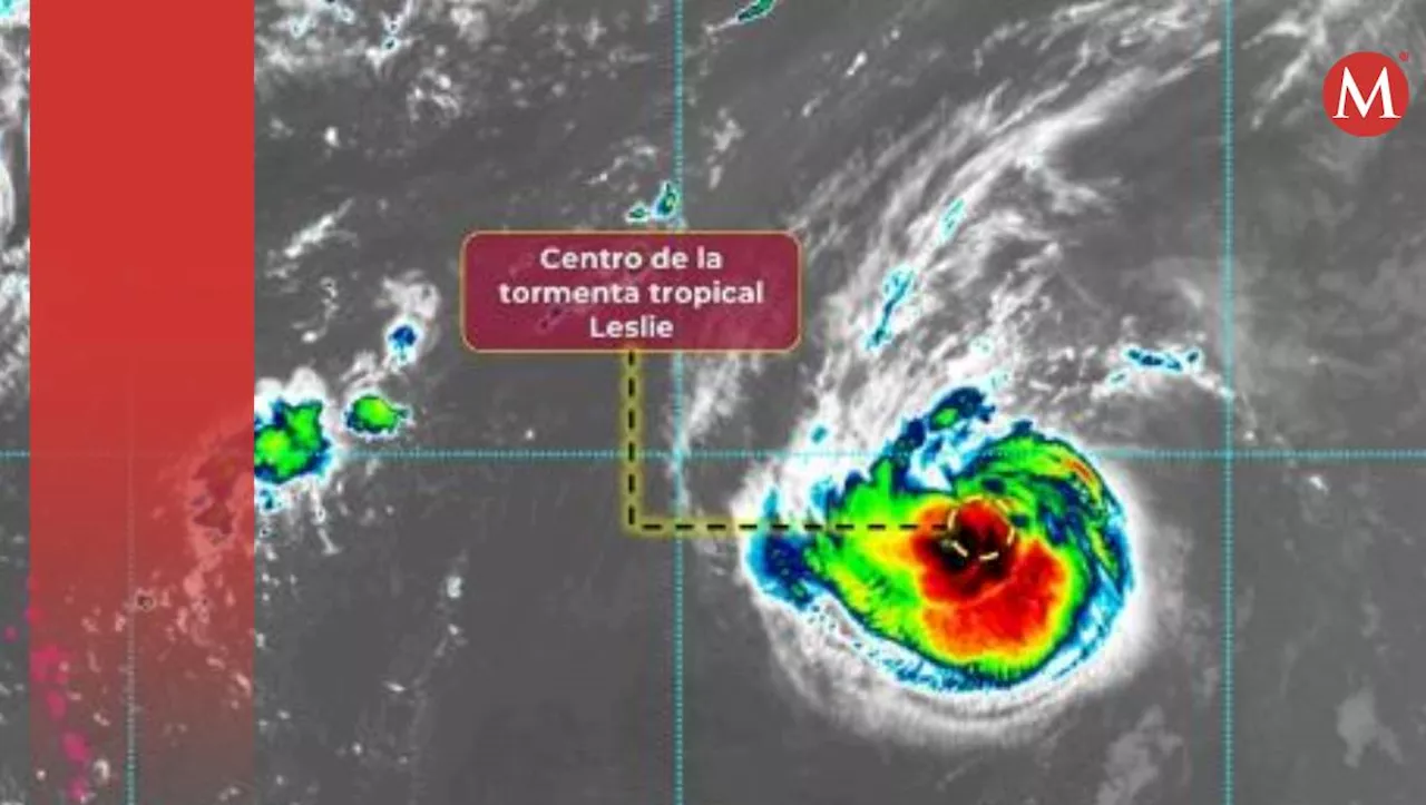 La tormenta tropical 'Leslie' se forma en el Atlántico: ¿Afectará a México?