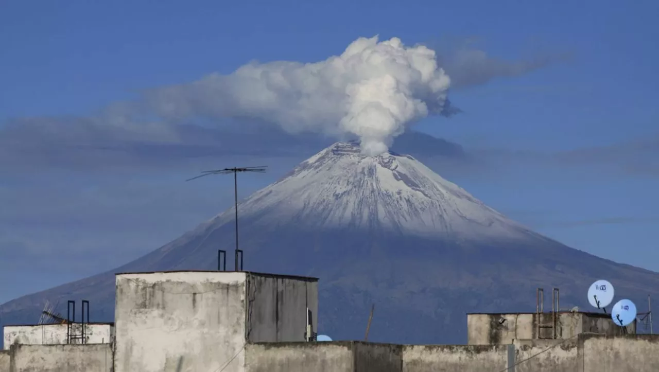 Volcán Popocatépetl HOY: Registra 765 minutos de tremor y ceniza a Puebla