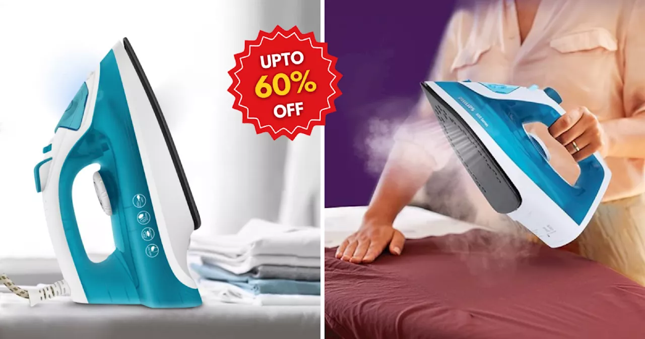 सिलवटों को गायब करने आ गए ये लेटेस्ट Steam Iron, ग्रेट इंडियन फेस्टिवल में मिल रही है 60% तक की बंपर छूट