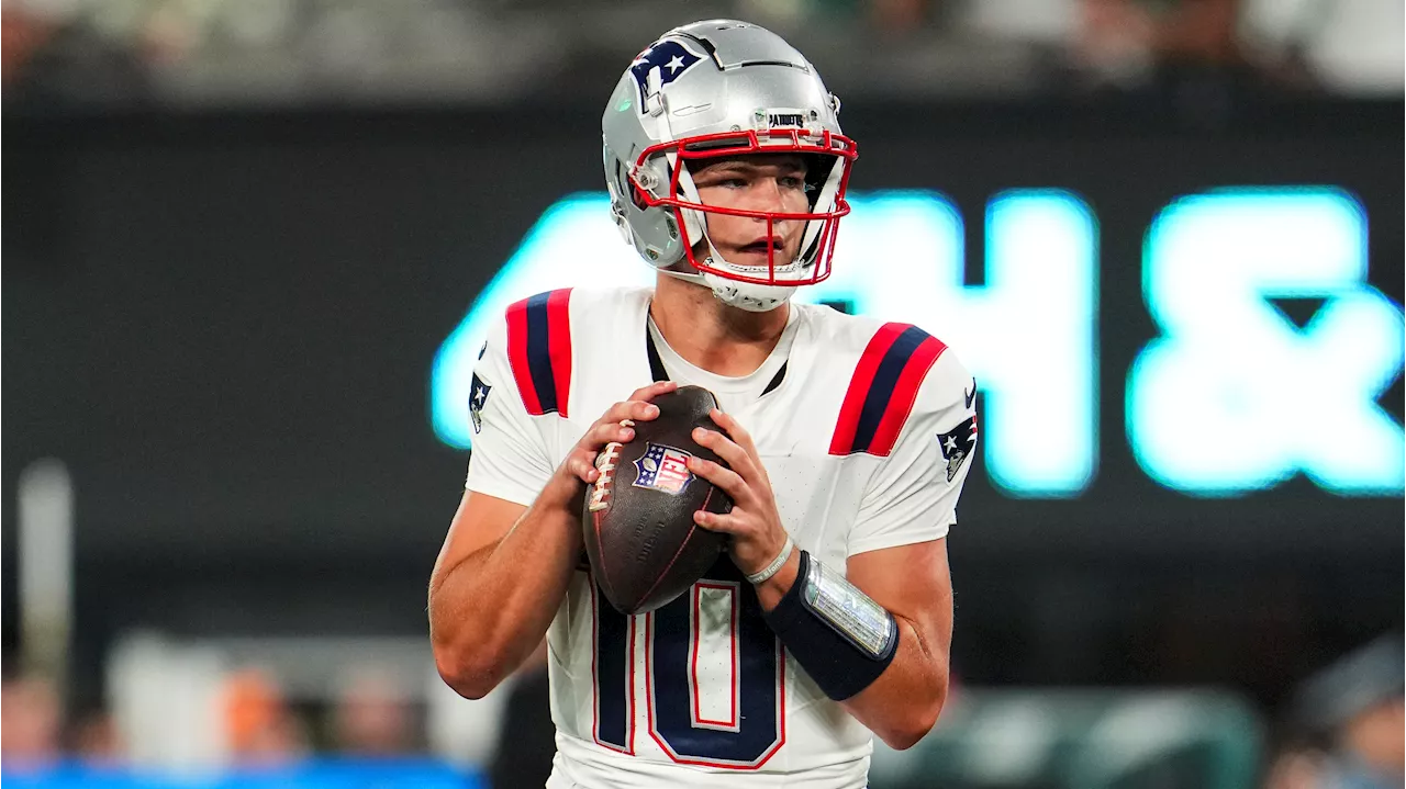 Patriots will start rookie Drake Maye vs. Texans, bench Jacoby Brissett: Source