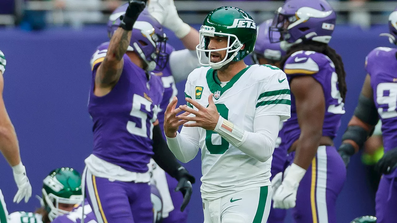 3 takeaways from Jets-Vikings game in London as Aaron Rodgers' struggles continue