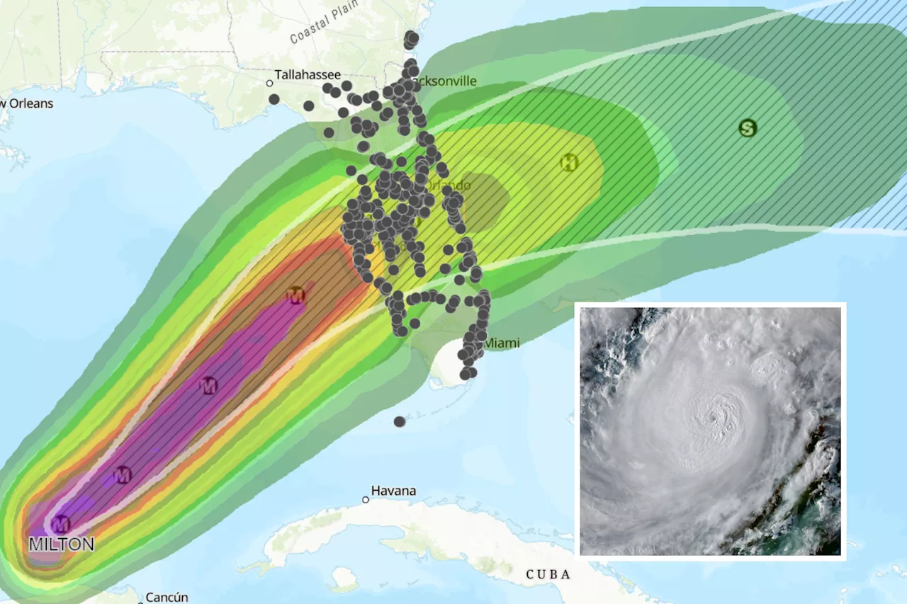 Hurricane Milton: Florida Map Reveals Hazardous Facilities in Storm's Path