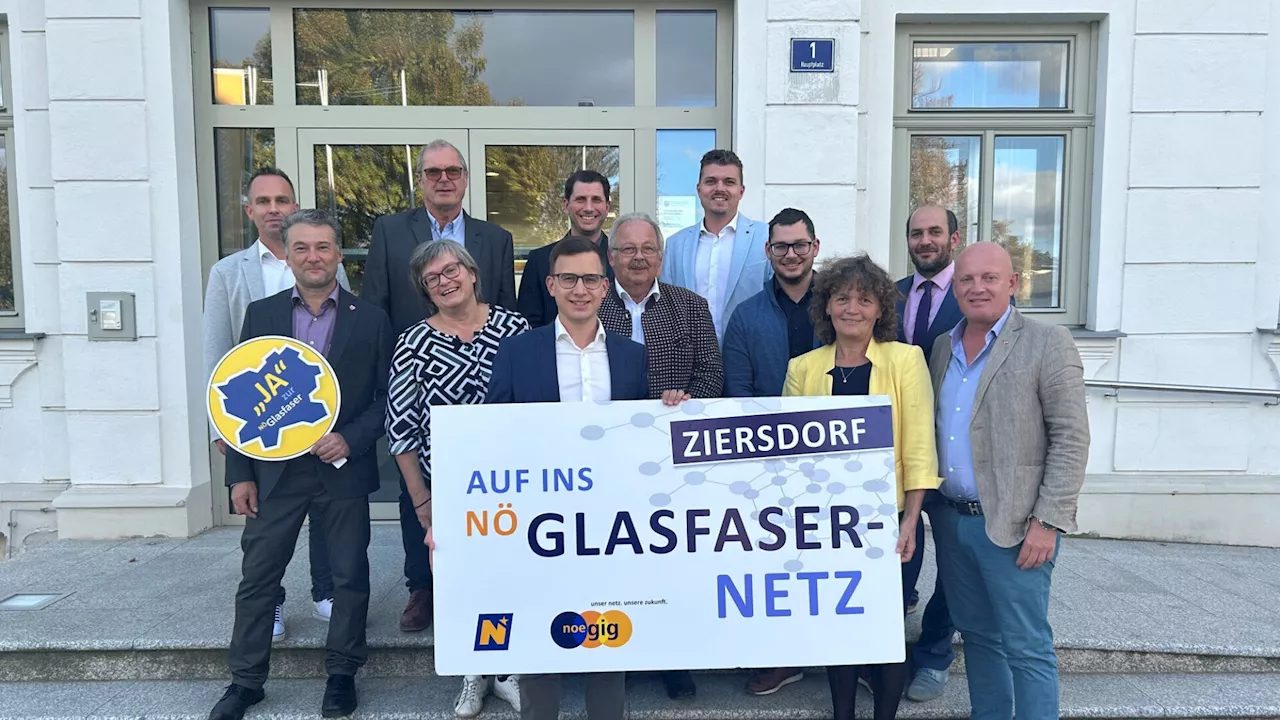 42 Prozent als Messlatte: Ziersdorf hat Chance auf Glasfaser