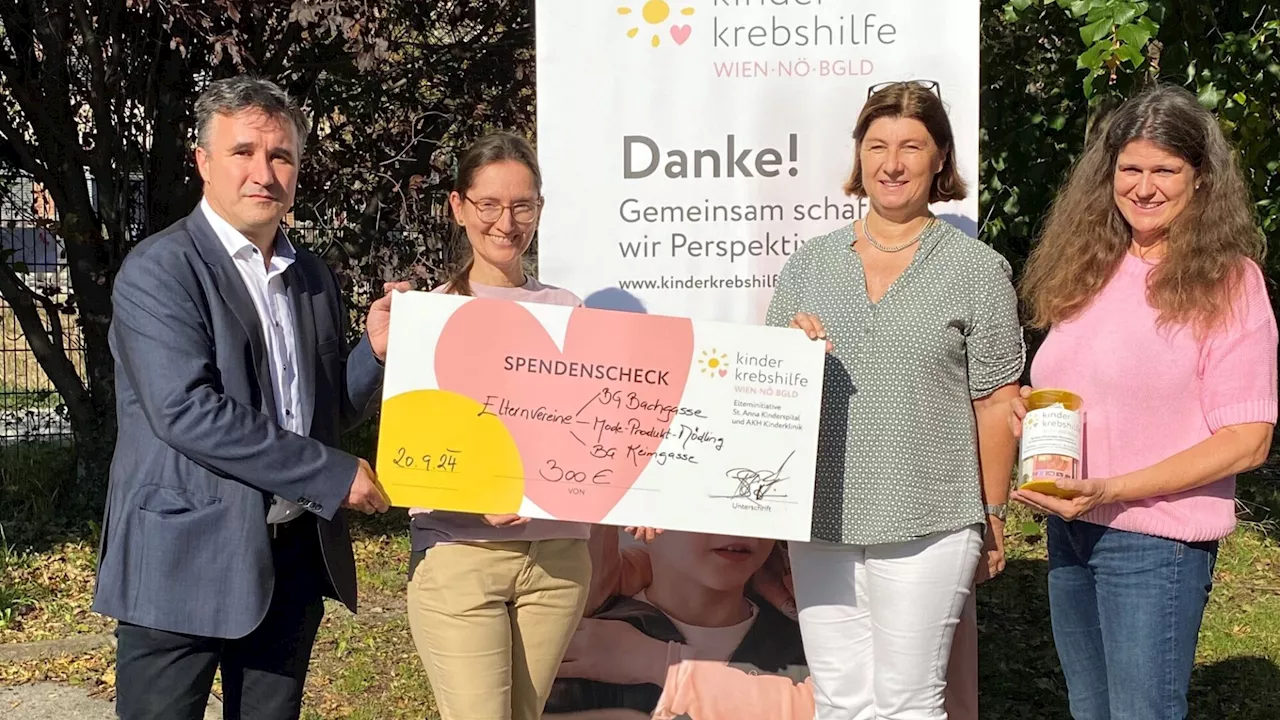 Mödlinger Elternvereine sammeln für Krebshilfe