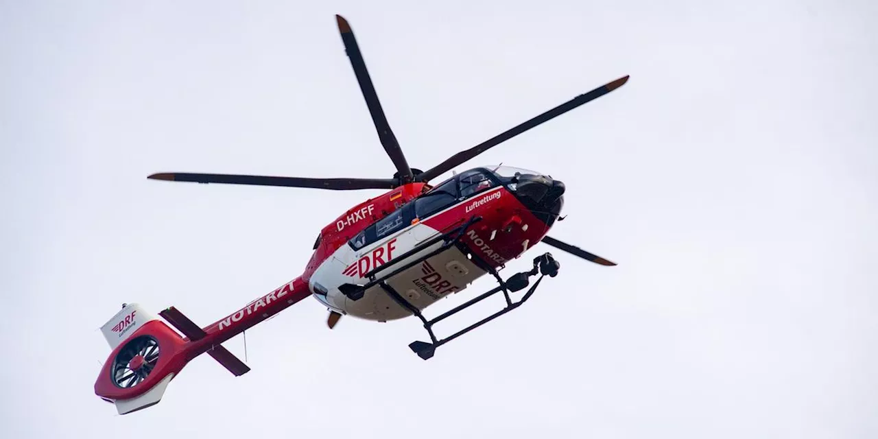 Hubschraubereinsatz nach Lkw-Unfall auf A6 bei Aurach: 19-J&auml;hriger erleidet massive Verbrennungen