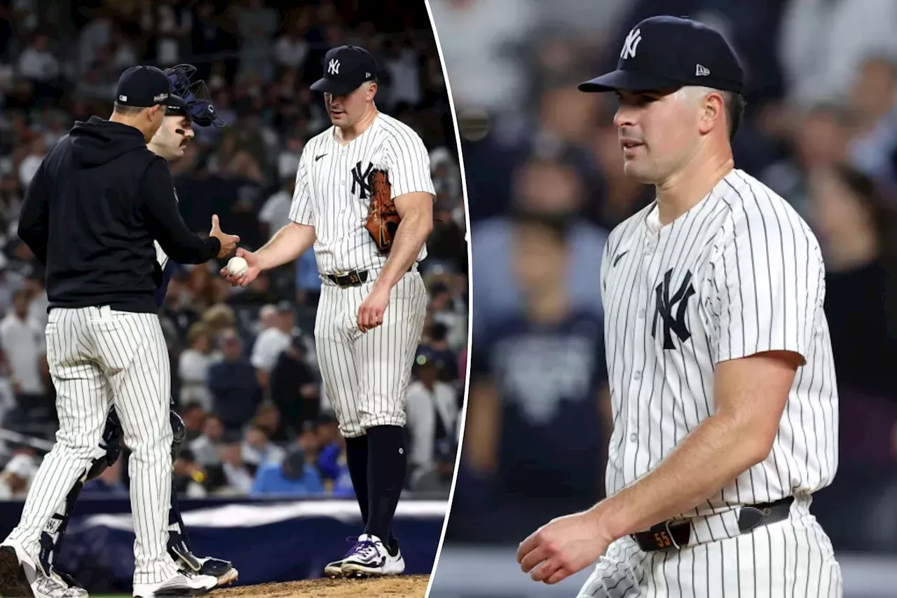 Carlos Rodon falls apart against Royals, is chased early in Yankees disaster