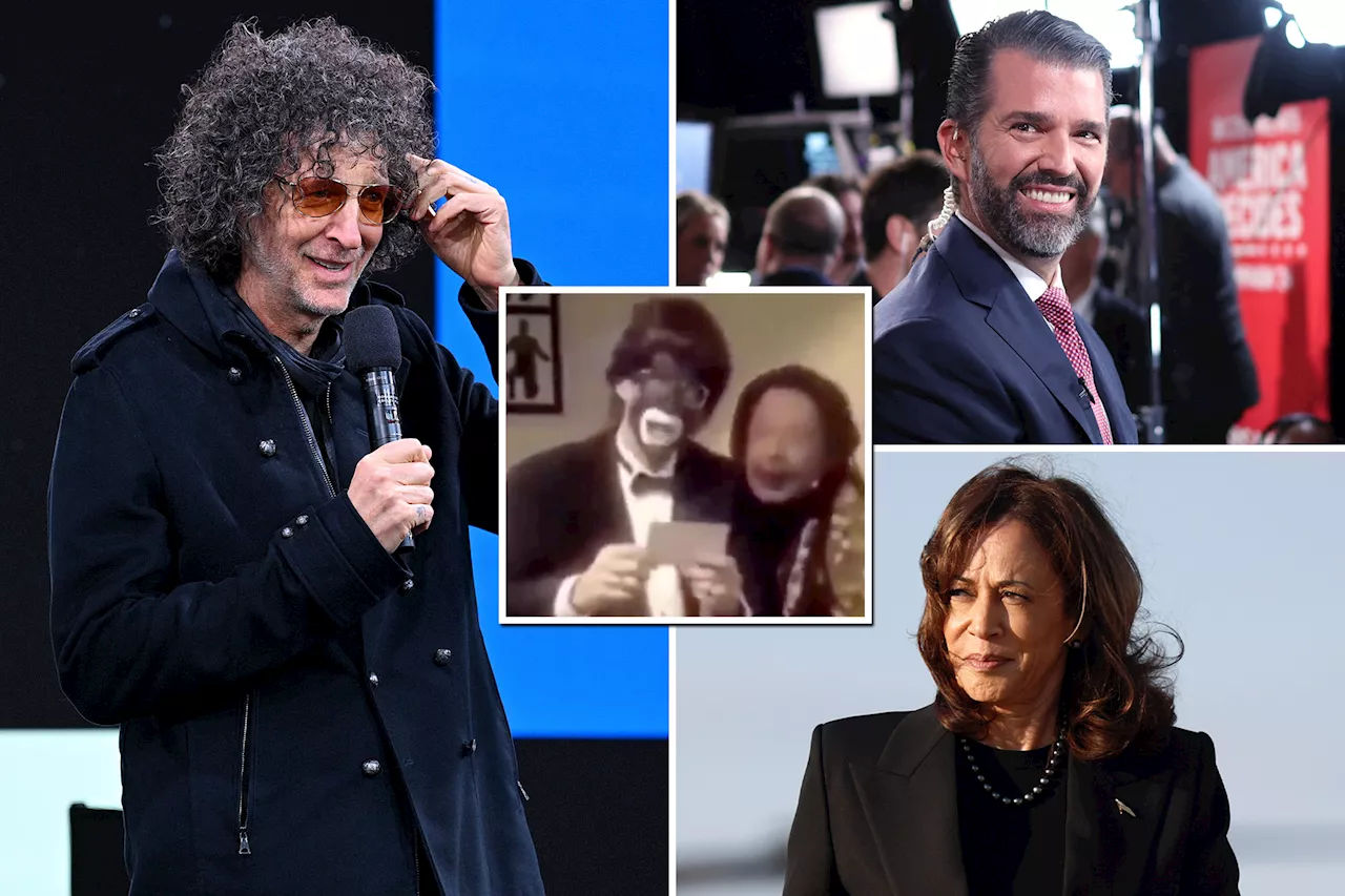 Howard Stern blackface performance resurfaces ahead of shock jock's Kamala Harris interview