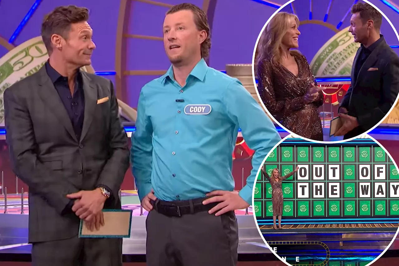 Ryan Seacrest faces his first ‘Wheel of Fortune’ flub — and Vanna White had to step in