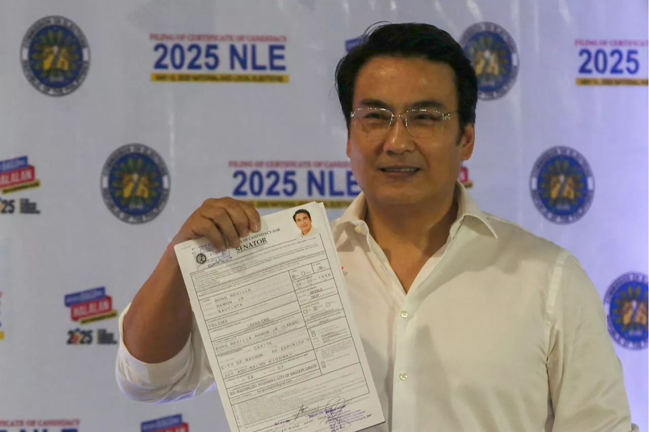 Bong Revilla highlights productivity as he seeks reelection