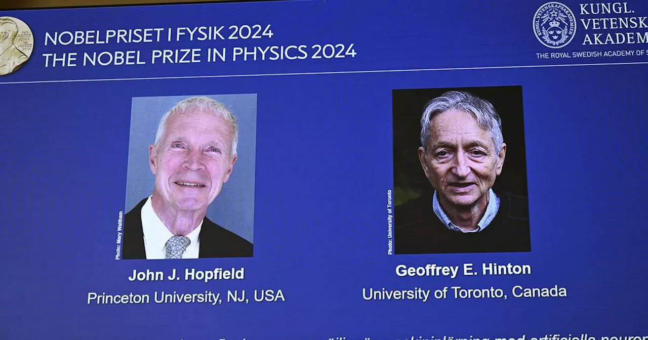 Nobelpreis für Physik an Forscher zur künstlichen Intelligenz