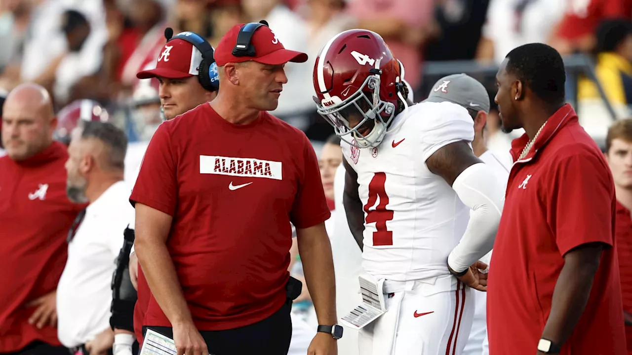 Alabama Coaches Frustrated, But Still Believe Crimson Tide is a 'Great Football Team'