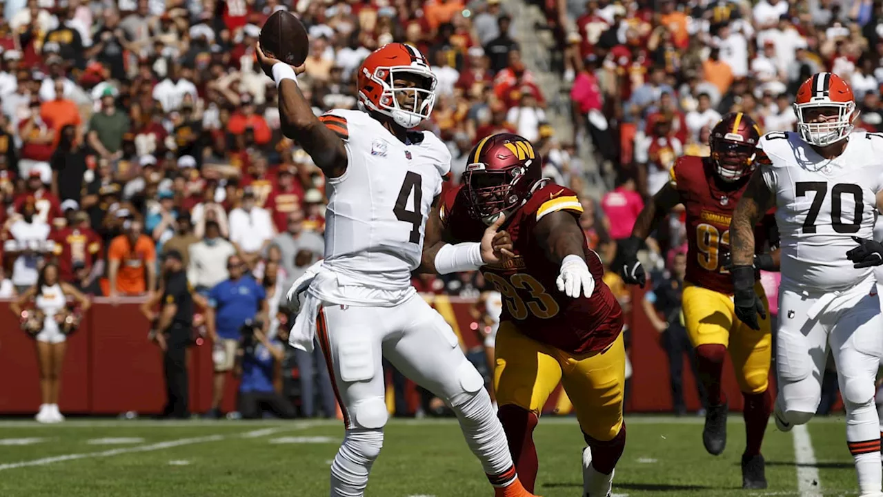 Commanders' Jonathan Allen Has Simple Explanation for Deshaun Watson's On-Field Struggles