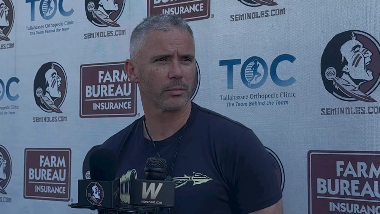 FSU Football's Mike Norvell Recaps Brock Glenn's Performance Against Clemson