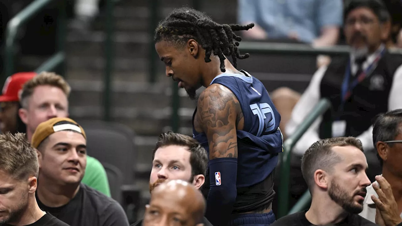 Ja Morant Suffers Injury Scare During Grizzlies vs Mavericks