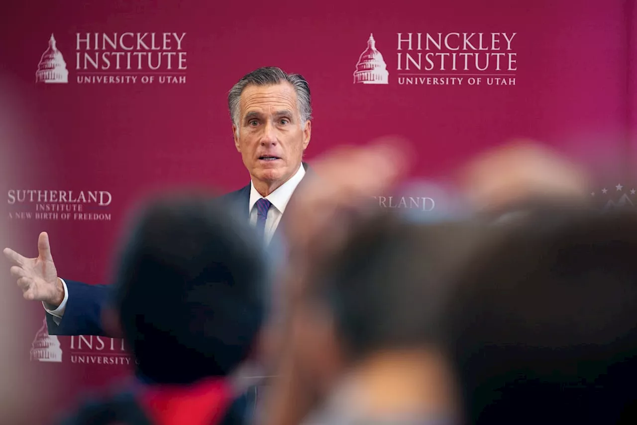 Why Mitt Romney — no fan of Donald Trump — doesn’t plan to endorse Kamala Harris for president