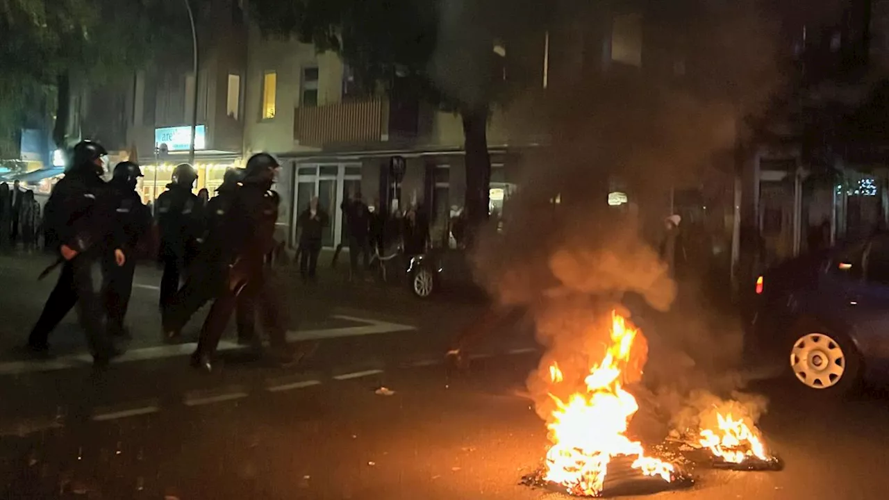 Einsatz in Berlin: Mehrere Festnahmen bei Ausschreitungen in Neukölln