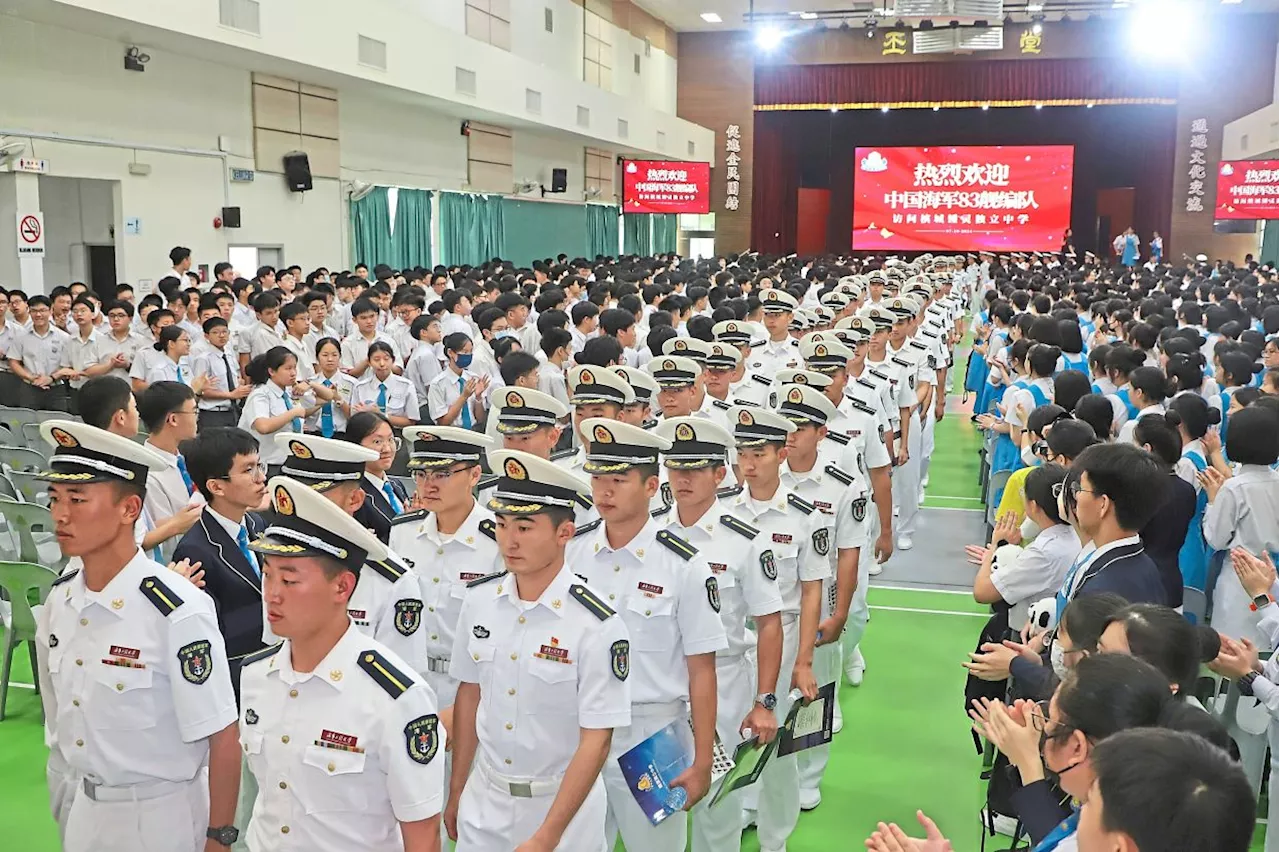 A warm welcome for the Chinese Navy in Penang