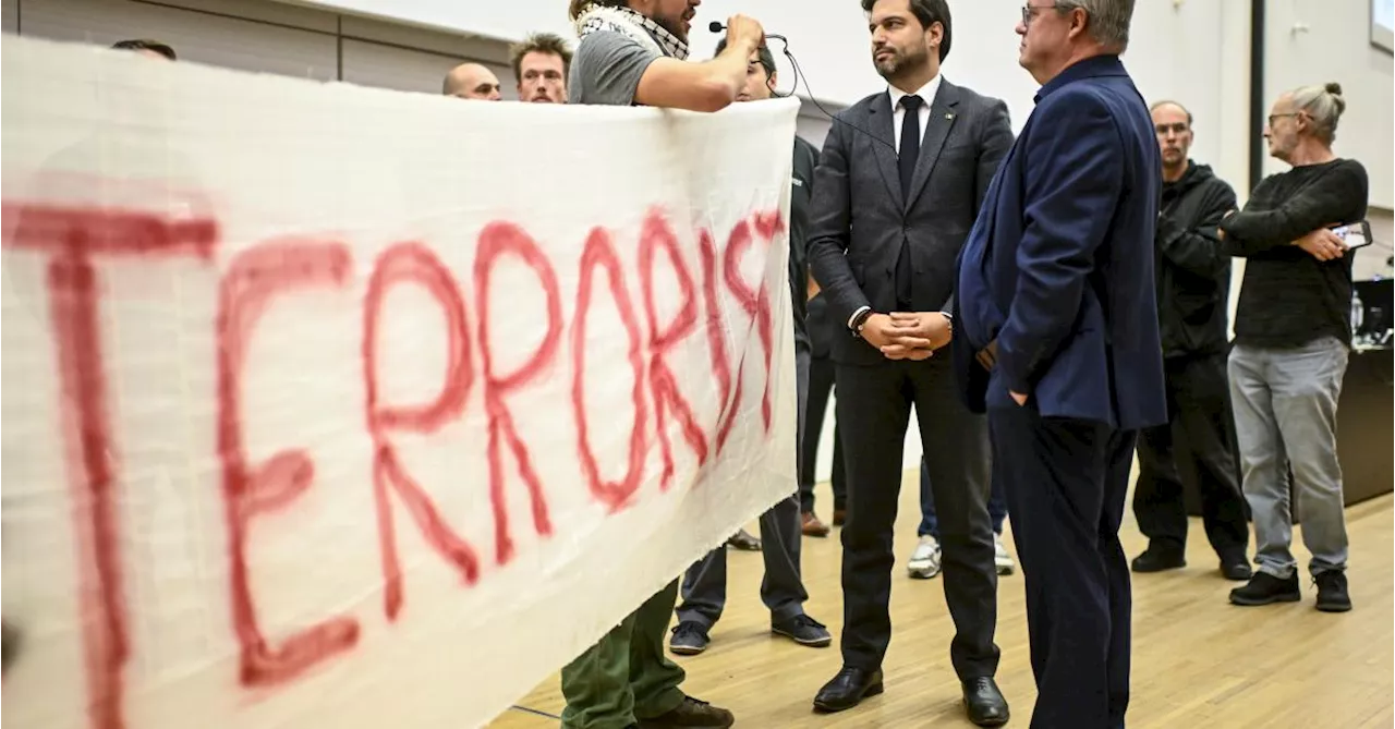 Nouveau clash entre Georges-Louis Bouchez et des manifestants pro palestiniens : « Connaissez-vous une guerre