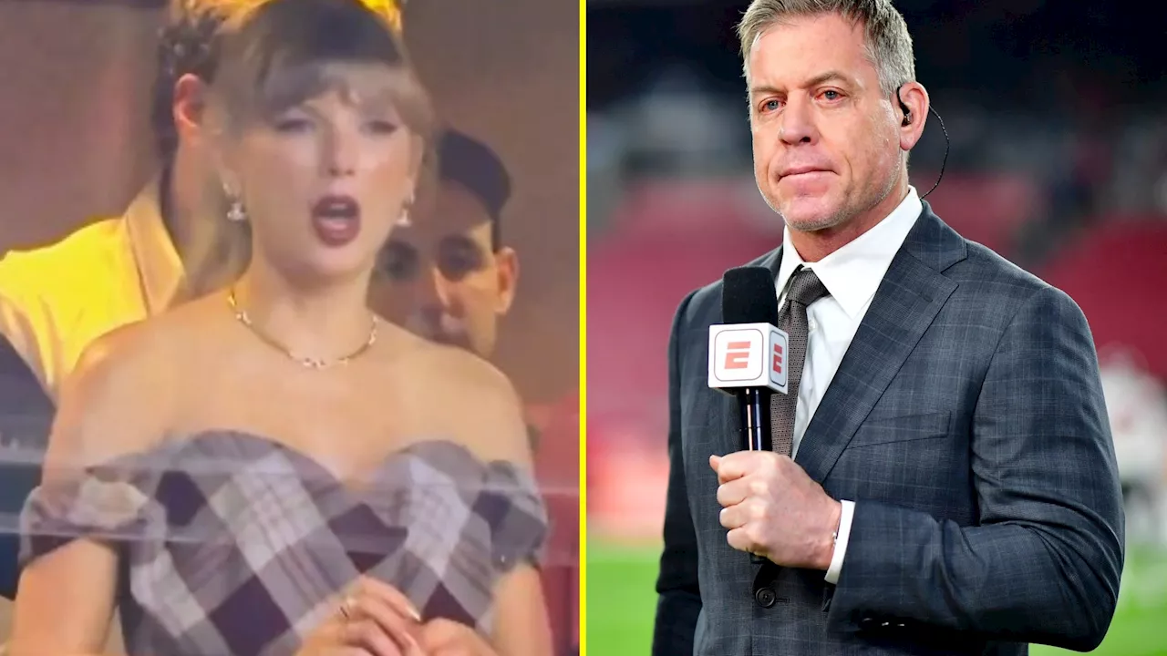 – Troy Aikman calls Taylor Swift the ‘missus’ to Travis Kelce, but marriage joke gets shut...