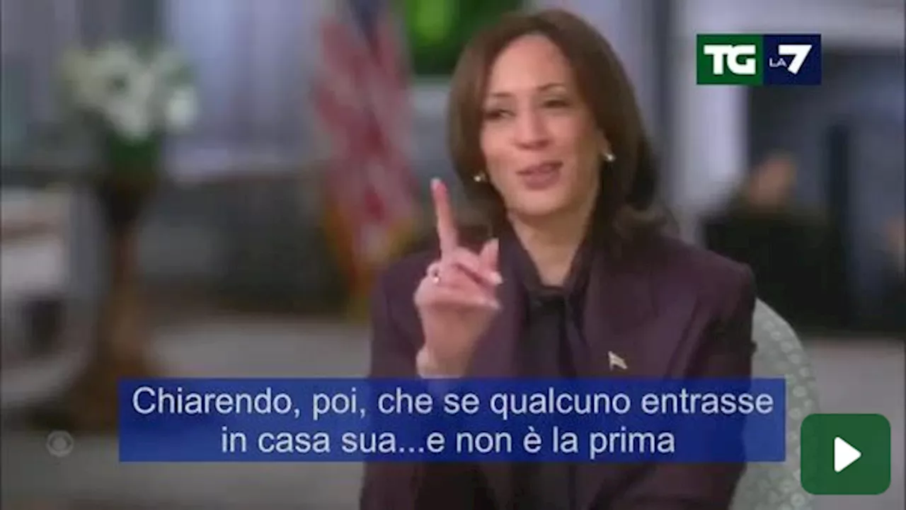 Elezioni Usa, Kamala Harris sorprende tutti e rivela il tipo di pistola che possiede