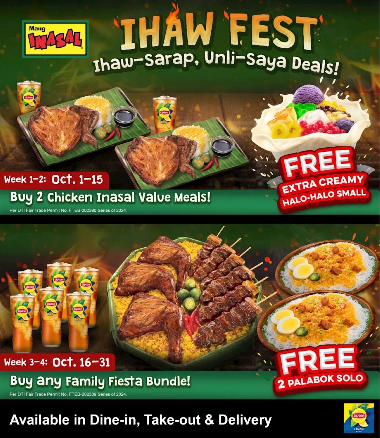 Celebrate 'Ihaw Fest' at Mang Inasal this October